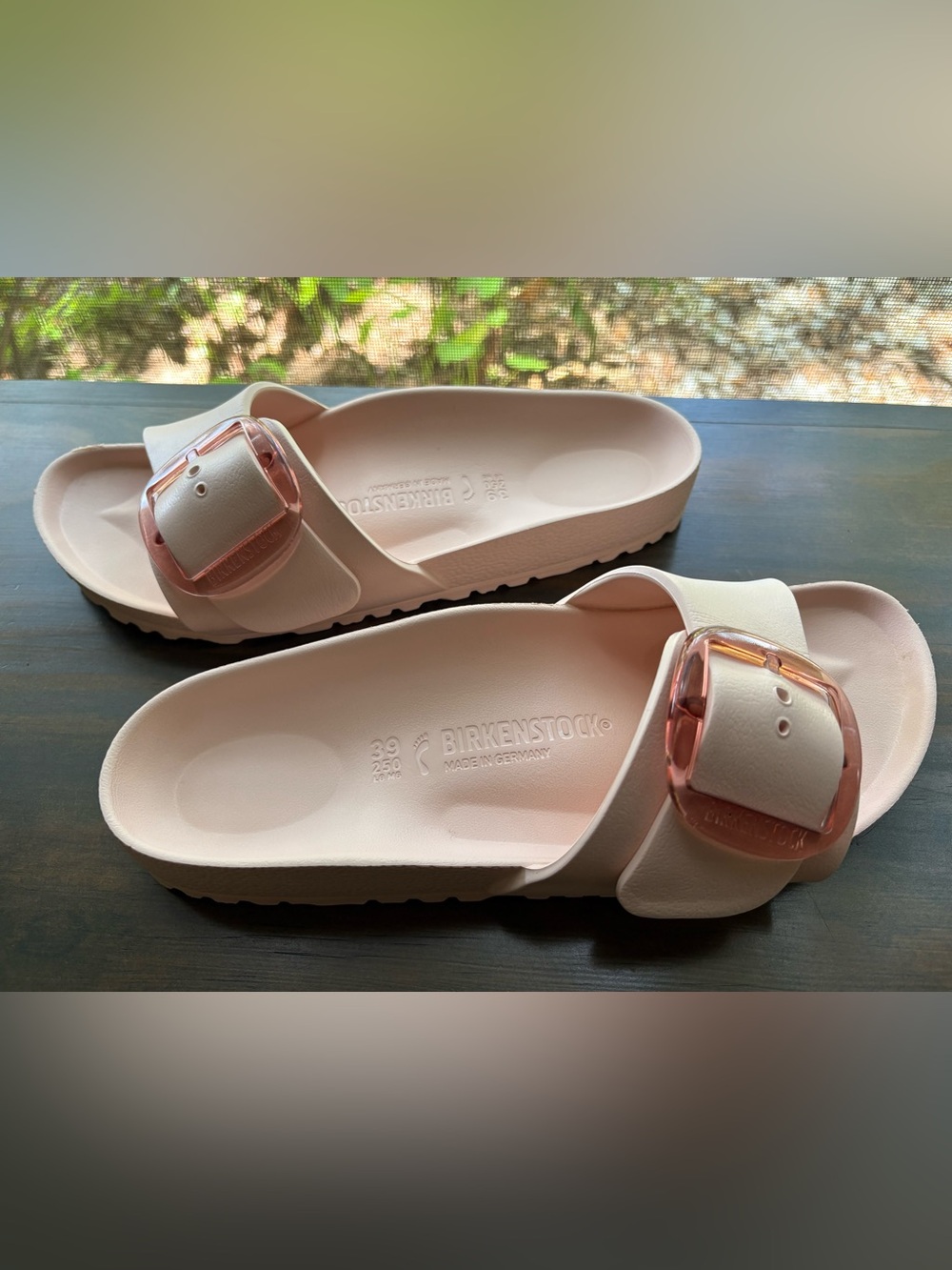 Birkenstock Madrid EVA Big Buckle Sandals• Light Rose Pink•39 narrow🔥free people - Picture 3 of 16